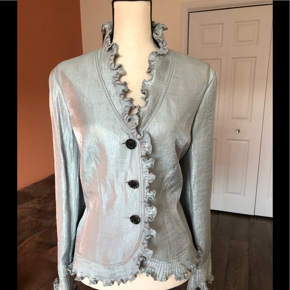 ADRIANNA PAPELL Evening Essentials dressy jacket - Picture 2 of 7